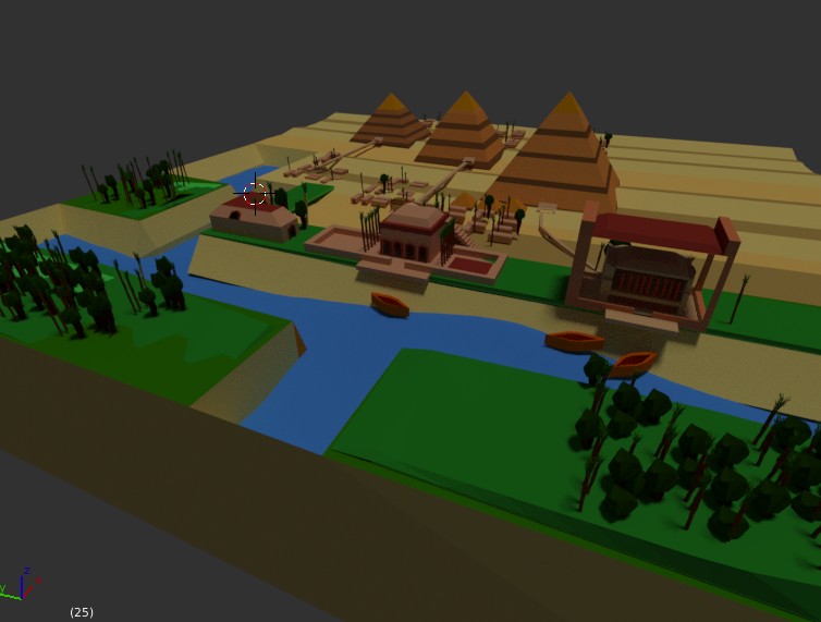 LowPoly ancient Egypt preview image 1